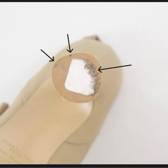 Balmain Square Toe Platform Sling-Back Pumps In Beige - Women's Size EU40, US 10 - Picture 11 of 15